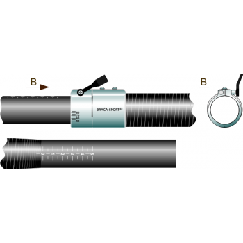 Весло для гребли на байдарке разборное / цельное Braca IV