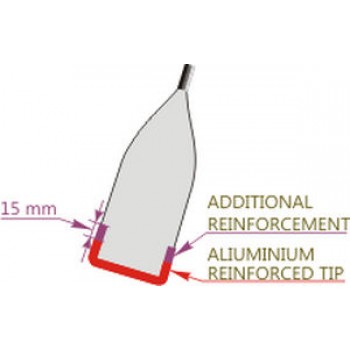 Весло для гребли на каноэ разборное / цельное Braca