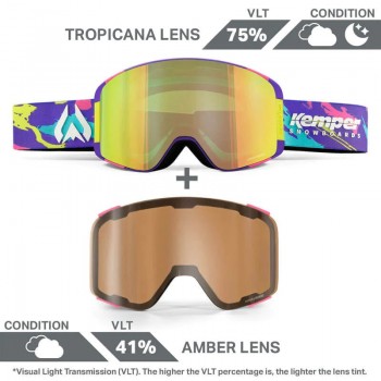 Маска сноубордическая Kemper Pipeline X Wildhorn Edition + Bonus Lens (22-23)