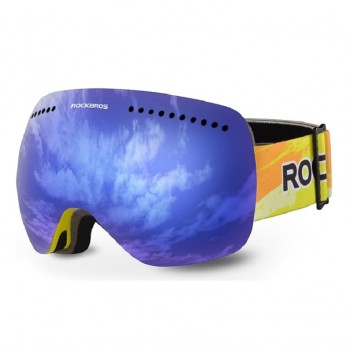 Маска горнолыжная сферическая с магнитной линзой Rockbros 1008 (23-24)