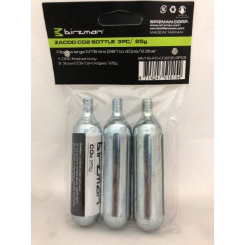Баллончики с воздухом Birzman Zacoo CO2 25гр. (BM12-PO-CO202-3PCS)