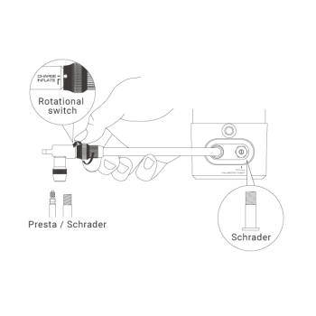 Насос велосипедный напольный Birzman Pump Up Tubeless Inflator (BM17-PUMP-UP)