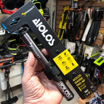 Насос велосипедный Moon Aiolos Gauge Pro HP 160 PSI