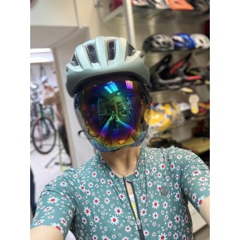 Солнцезащитные очки Nicebike с панорамной линзой в стиле "щит"