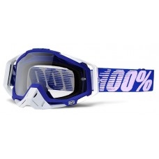 Очки 100% Racecraft Moto Goggle Blue / White Clear Lens