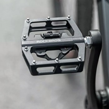 Педали контактные с платформой Rockbros (PD15-BK)
