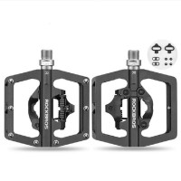 Педали контактные с платформой Rockbros (PD15-BK)