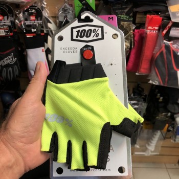 Велоперчатки 100% Exceeda Gel Glove Short Finger (10021)