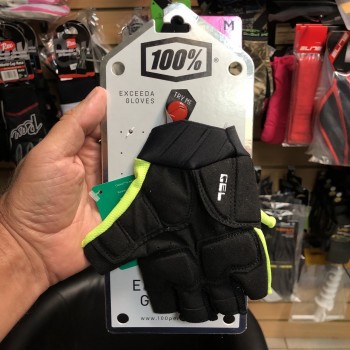 Велоперчатки 100% Exceeda Gel Glove Short Finger (10021)