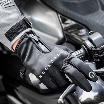 Утеплённые перчатки для сенсорных экранов Rockbros (1641003300)