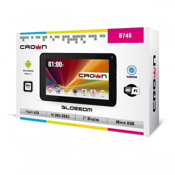 Планшетный компьютер Crown B746 Black