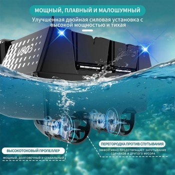 Радиоуправляемый катер для рыбалки Flytec V803 GPS 2.4G RTR