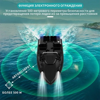 Радиоуправляемый катер для рыбалки Flytec V803 GPS 2.4G RTR