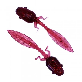 Комплект рыболовных силиконовых приманок головастик личинка RuBaits Tadpole 2" (10 шт.)