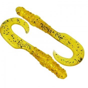 Комплект рыболовных силиконовых приманок твистер RuBaits Long Twister 4" (4 шт.)