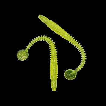 Комплект рыболовных силиконовых приманок виброхвост RuBaits Sweep Worm Vib 4.7" (6 шт.)