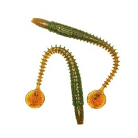 Комплект рыболовных силиконовых приманок виброхвост RuBaits Sweep Worm Vib 4.7" (6 шт.)