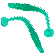 Комплект рыболовных силиконовых приманок виброхвост RuBaits Leader Ribster 2.8" (8 шт.)