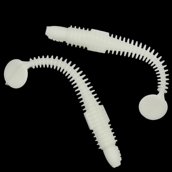 Комплект рыболовных силиконовых приманок виброхвост RuBaits Leader Ribster 2.8" (8 шт.)