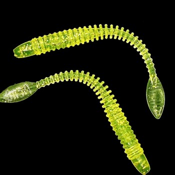 Комплект рыболовных силиконовых приманок виброхвост RuBaits Leader Ribster Slag 3.3" (8 шт.)