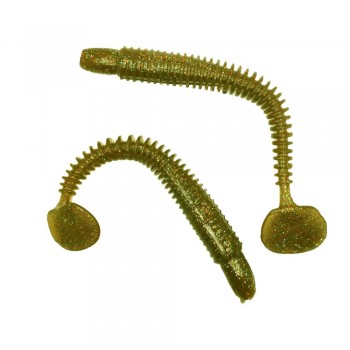 Комплект рыболовных силиконовых приманок виброхвост RuBaits Pike Ribster 5.5" (3 шт.)