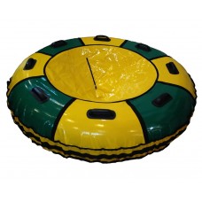 Санки-ватрушка KickJump буксир Yellow / Green