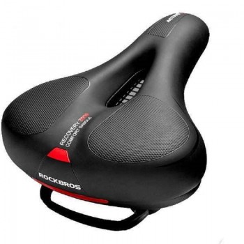 Седло велосипедное комфортное с ручкой Rockbros AQ-6090R