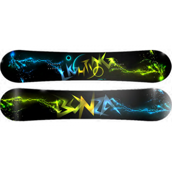 Сноуборд мужской Bonza Lighting (13-14) Black / Neon Lime / Neon Blue / Yellow