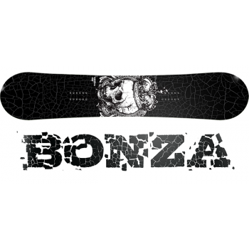 Сноуборд мужской Bonza Skull 3D (13-14) Black / White