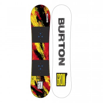 Сноуборд детский Burton Grom Flat Top (26-27) Ketchup / Mustard