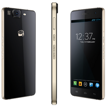 Смартфон Micromax Canvas Knight Black A350 Black / Gold