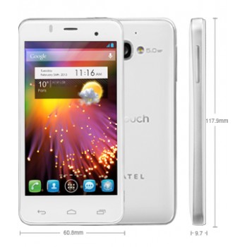 Сотовый телефон ALCATEL ONE TOUCH STAR DUAL SIM 6010D White