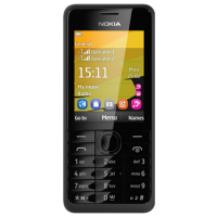 Сотовый телефон NOKIA 301 Dual Black