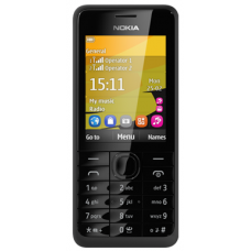Сотовый телефон NOKIA 301 Dual Black