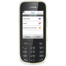 Сотовый телефон NOKIA ASHA 202 White Gold