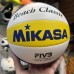 Мяч оригинальный волейбольный пляжный тренировочный Mikasa Beach Classic BV552С-WYBR FIVB