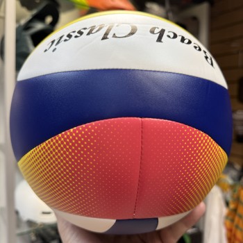 Мяч оригинальный волейбольный пляжный тренировочный Mikasa Beach Classic BV552С-WYBR FIVB