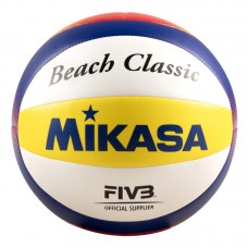 Мяч оригинальный волейбольный пляжный тренировочный Mikasa Beach Classic BV552С-WYBR FIVB