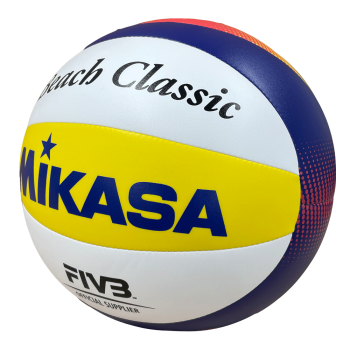 Мяч оригинальный волейбольный пляжный тренировочный Mikasa Beach Classic BV552С-WYBR FIVB
