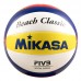 Мяч оригинальный волейбольный пляжный тренировочный Mikasa Beach Classic BV552С-WYBR FIVB