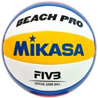 Мяч оригинальный волейбольный пляжный Mikasa Beach Pro BV550С-WYBR FIVB