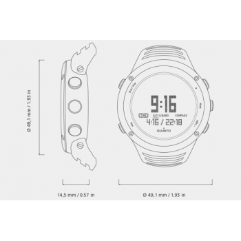 Часы с глубиномером Suunto Core Sahara Yellow