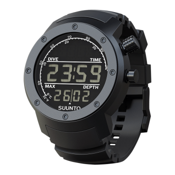 Часы с глубиномером Suunto Elementum Aqua Black Ruber / Dark Display (REF SS014528000)