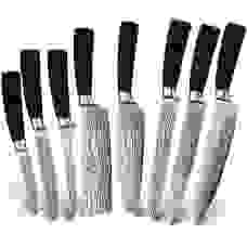 Набор кухонных ножей с лазерным узором под дамасскую сталь Xiaomi Spetime (03KN8)