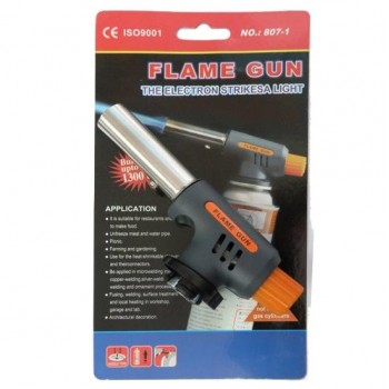 Горелка газовая с пьезоподжигом Flame Gun (807-1)