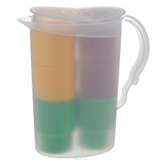 Набор Solaris 6 стаканов 0,25л в кувшине 2,2л (1603)