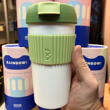 Термокружка Xiaomi Rainbow Kiss Kiss Fish Vacuum Bottle (S-U45C) 490 мл.