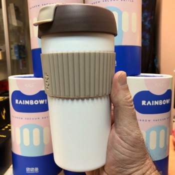 Термокружка Xiaomi Rainbow Kiss Kiss Fish Vacuum Bottle (S-U45C) 490 мл.