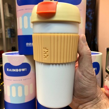 Термокружка Xiaomi Rainbow Kiss Kiss Fish Vacuum Bottle (S-U45C) 490 мл.
