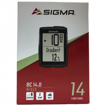 Велокомпьютер проводной Sigma Sport BC 14.0 WR (14210)